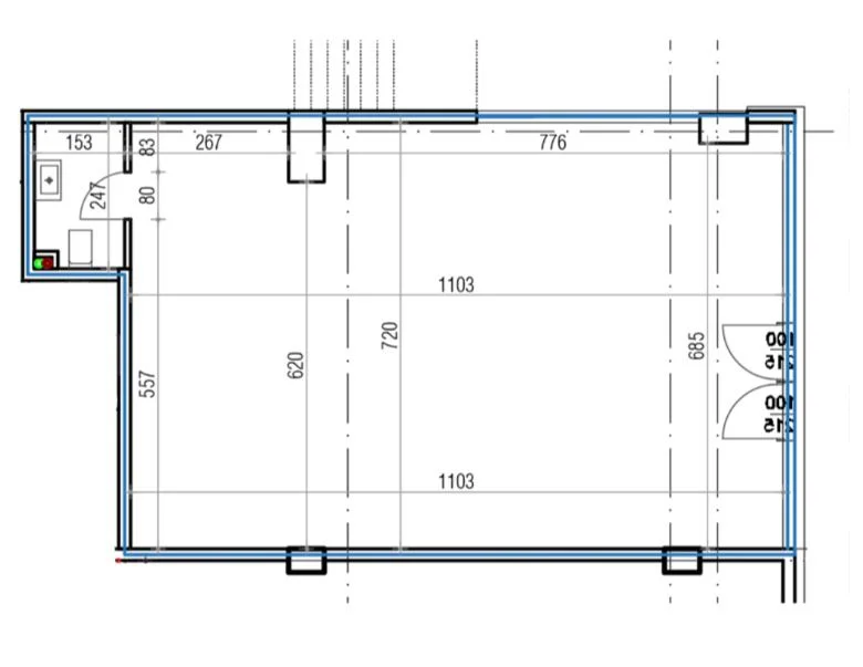 Tirane, jepet me qera ambjent biznesi Kati 0, 97 m² 2.500 € (Squere 21)