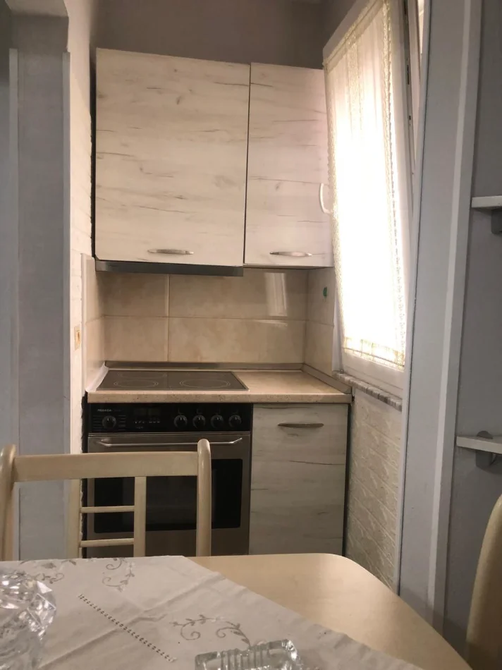 Tirane, jepet me qera apartament 1+1+Ballkon Kati 5, 65 m², 42, 000 Leke (Ali Demi)