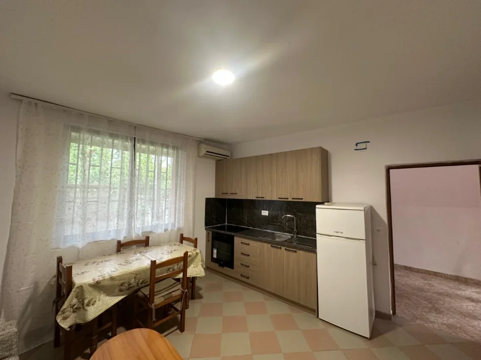 Tirane, jepet me qera apartament 1+1 Kati 1, (Fabrika e miellit)