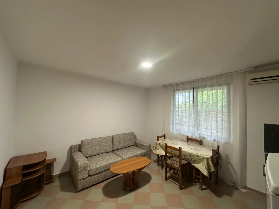 Tirane, jepet me qera apartament 1+1 Kati 1, (Fabrika e miellit)
