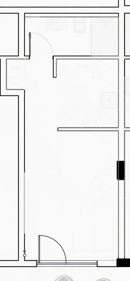 Dhermi , shitet garsonier Kati 1, 43 m² 150.000 € (DHERMI)