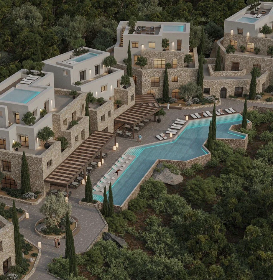 Dhermi - Palase, shitet apartament 2+1 Kati 1, 119 m² 452.000 € (SPLENDOR LIVING RESIDENCE)