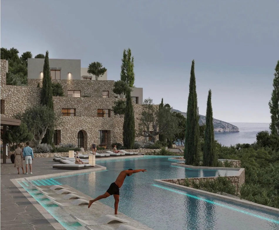 Dhermi - Palase, shitet apartament 2+1 Kati 1, 119 m² 452.000 € (SPLENDOR LIVING RESIDENCE)