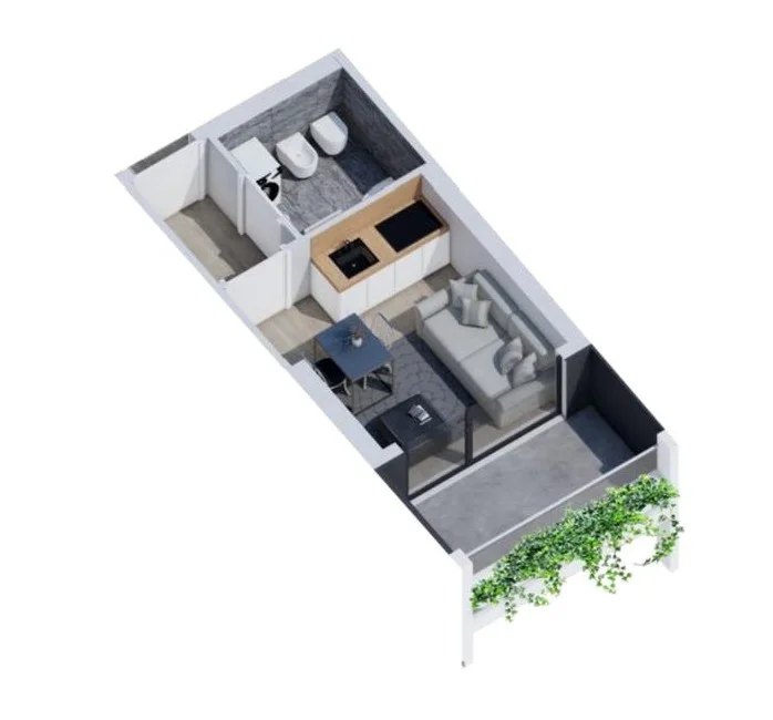 Lezhe, shitet garsonier Kati 4, 31 m² 47.900 € (Shengjin, Lezhe)