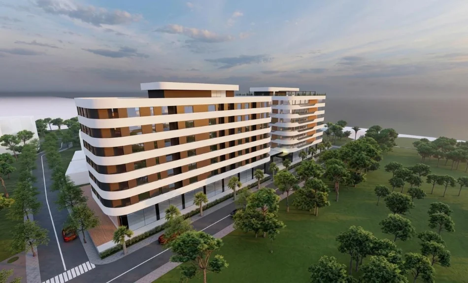 Durres, shitet apartament 2+1 Kati 0, (Rezidenca Kapiten, Golem)