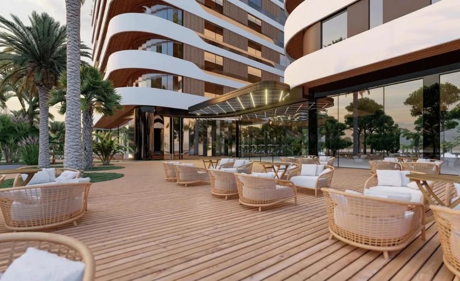 Durres, shitet apartament 2+1 Kati 0, (Rezidenca Kapiten, Golem)