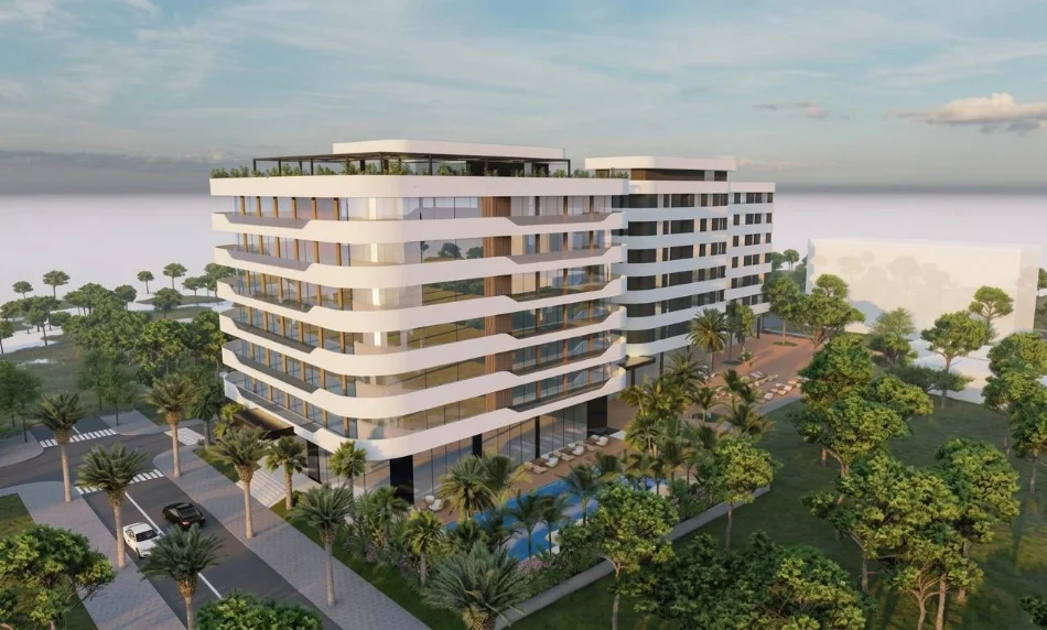 Durres, shitet apartament 2+1 Kati 0, (Rezidenca Kapiten, Golem)