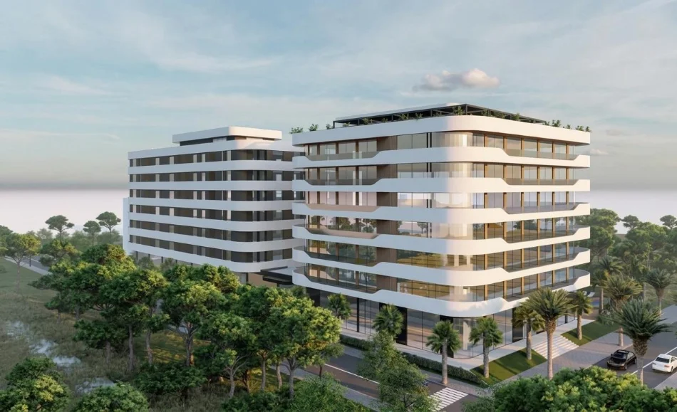 Durres, shitet apartament 2+1 Kati 0, (Rezidenca Kapiten, Golem)