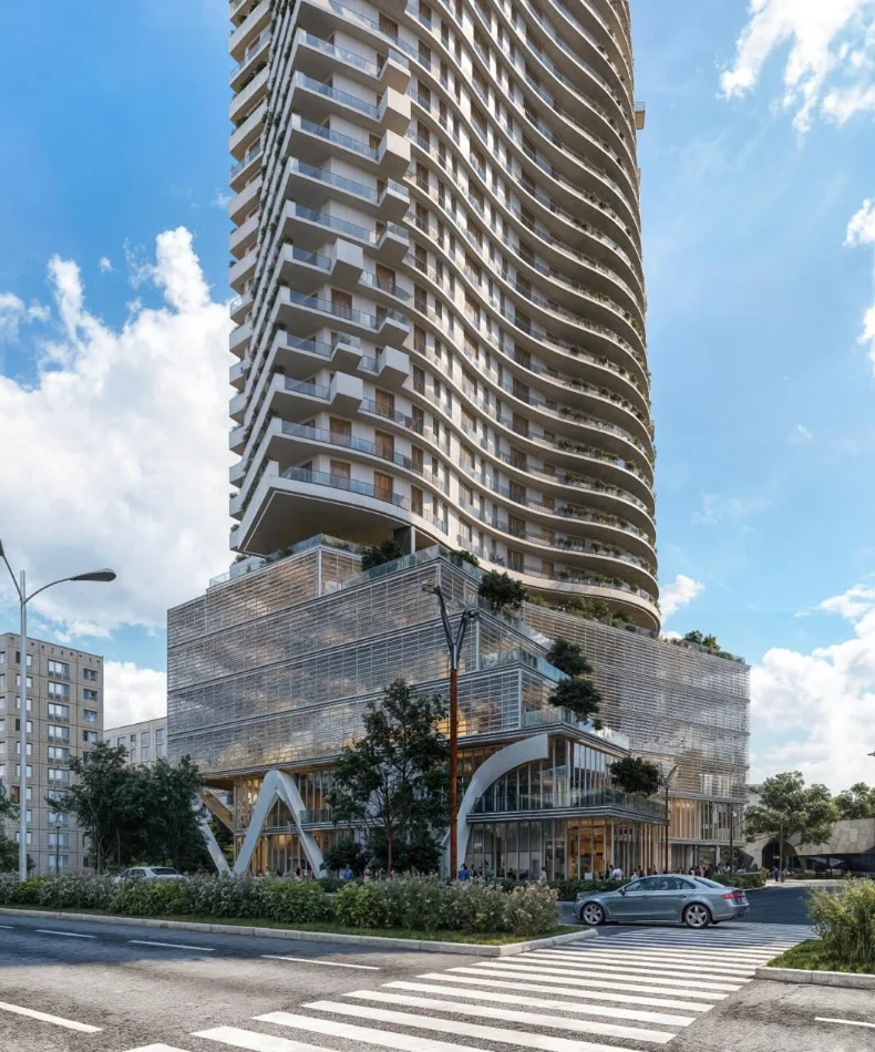 Tirane, shitet apartament 1+1+Ballkon Kati 21, 101 m² 274.617 € (Rruga Dritan Hoxha)