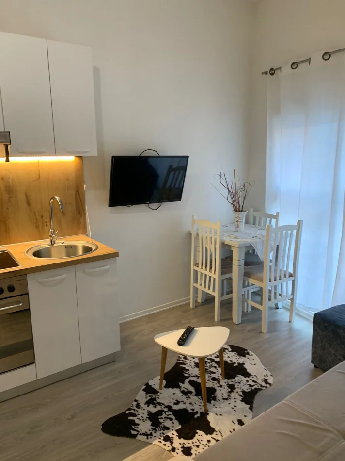 Tirane, jepet me qera apartament 1+1 Kati 5, 370 € (Ali Demi)
