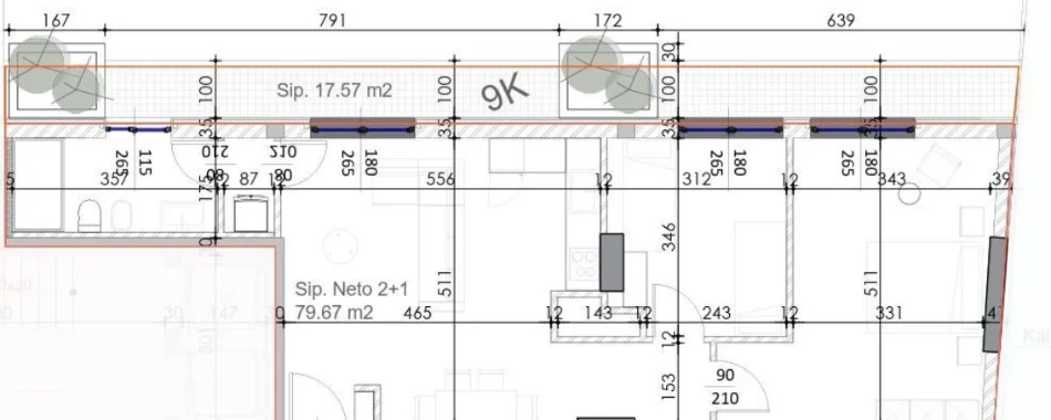 Shqiperi, shitet apartament 2+1 Kati 4, 99 m² 190.000 € (ish fusha e aviacionit)