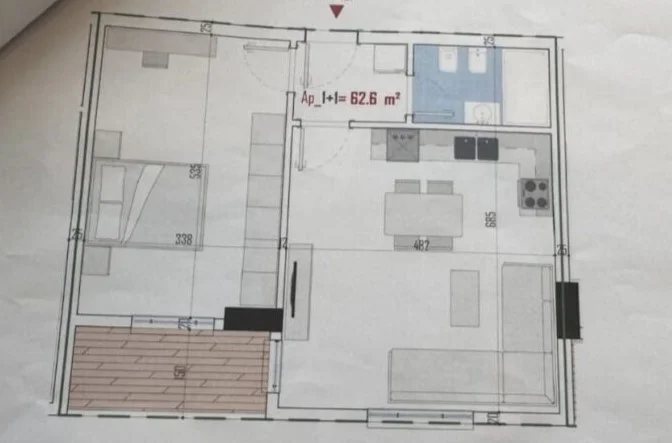 Tirane, shitet apartament 1+1+Ballkon , 72 m² 91.100 € (Iliria Residence, Paskuqan)