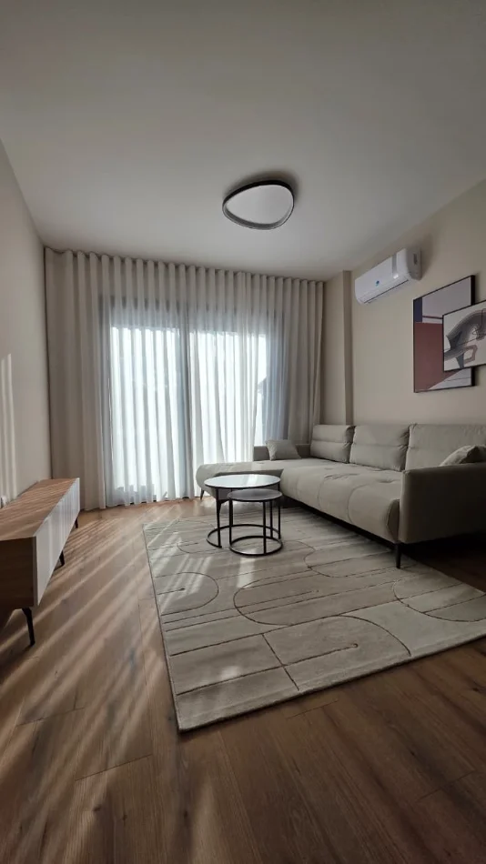 Tirane, jepet me qera apartament 1+1 , 750 € (Liqeni i Thate)