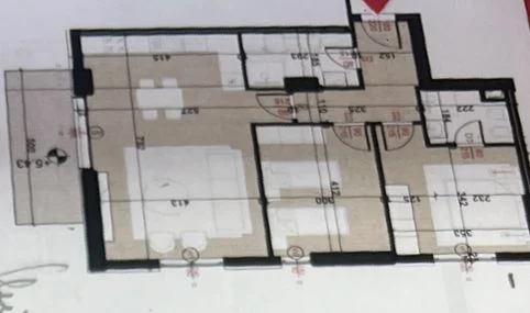 Tirane, shitet apartament 2+1+Ballkon Kati 6, 108 m² 172.800 € 