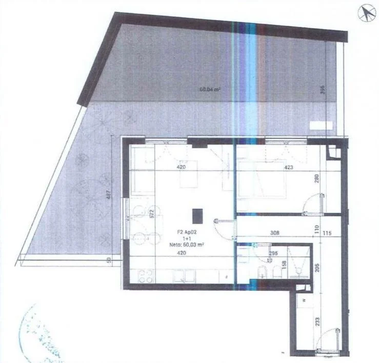 Vlore, shitet apartament 1+1 Kati 0, 123 m² (Dhermi)
