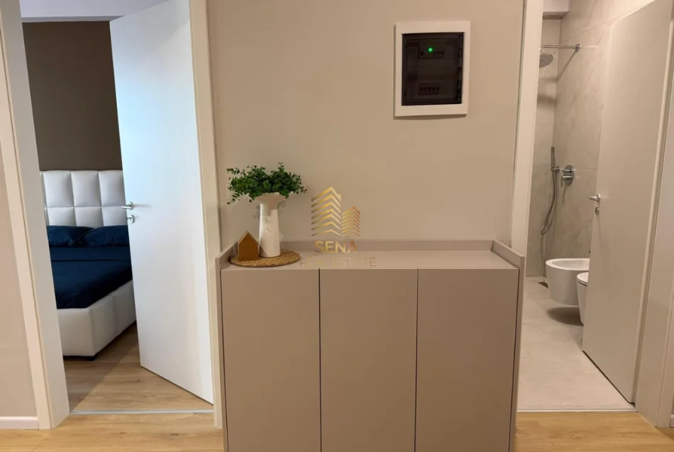 Tirane, jepet me qera apartament 1+1+Ballkon Kati 3, 65 m² 450 € (Rezidenca Kadiu)