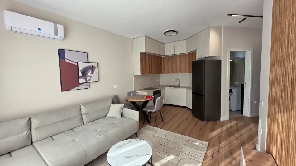Tirane, jepet me qera apartament 1+1 Liqeni i thate.