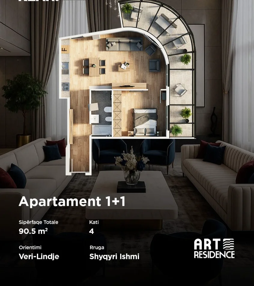 Tirane, shes apartament 1+1 Kati 4, 235.000 € (rruga elbasanit)
