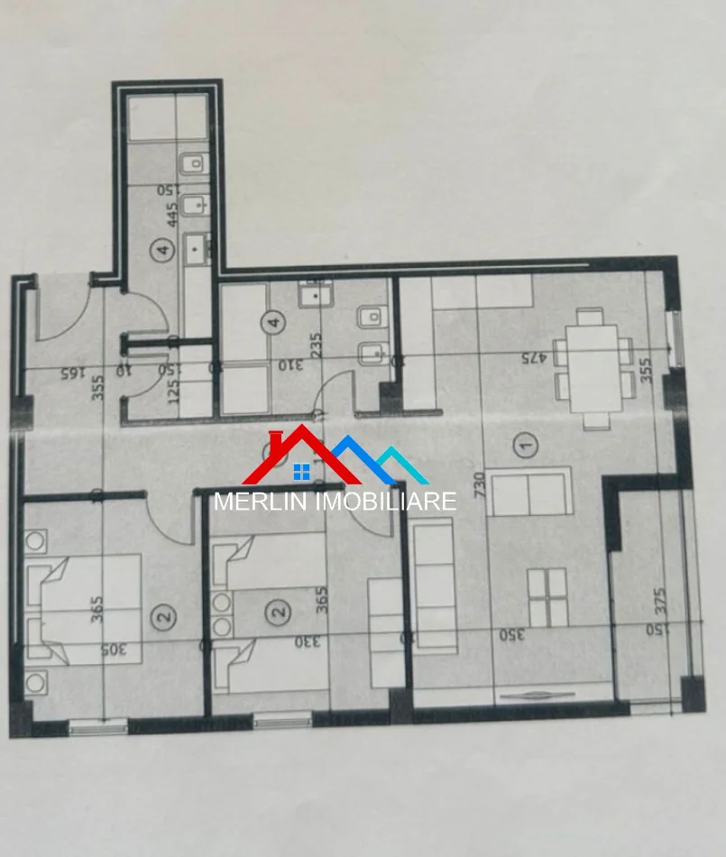 Tirane, shitet apartament 2+1+Ballkon Kati 5, 111 m² 172.000 € (RRUGA ZHEGU,ALI DEMI)