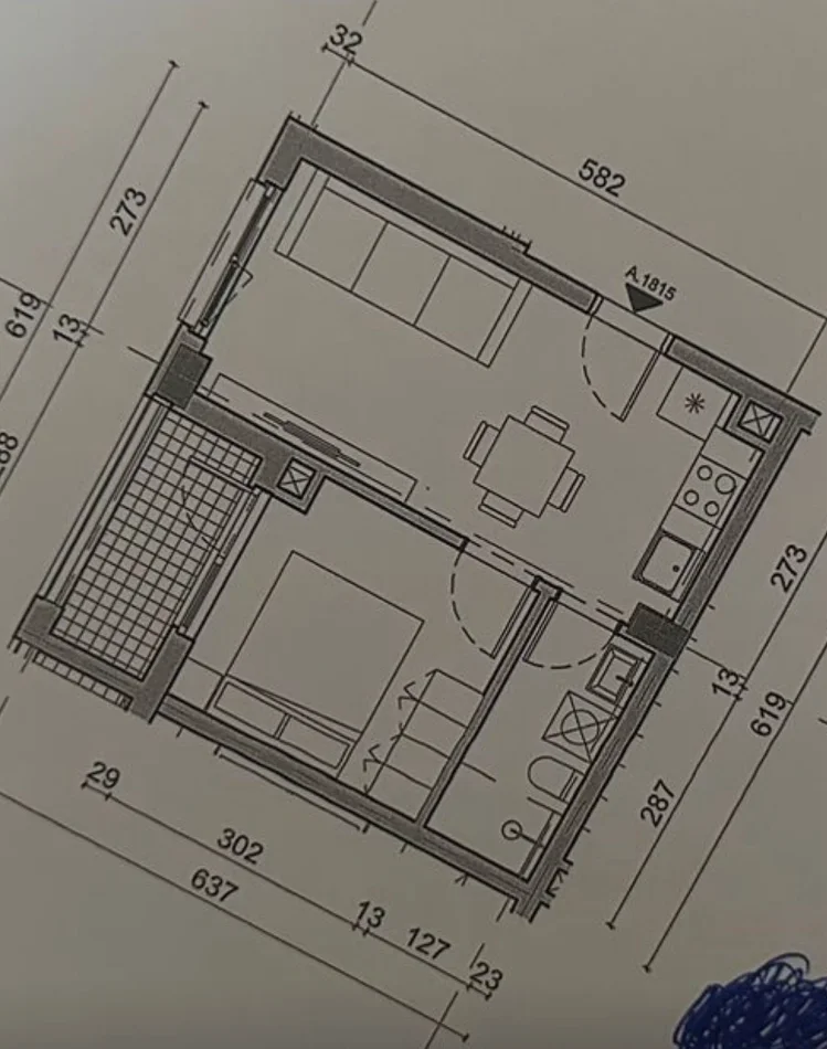 Tirane, shitet apartament 1+1 Kati 1, 41 m² 80.000 € (Rruga Dalip Topi)