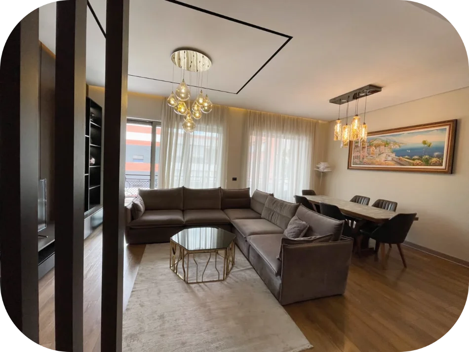 shitet apartament 2+1+Ballkon , 140 m² (Kompleksi Delijorgji, Rruga e Kavajës)