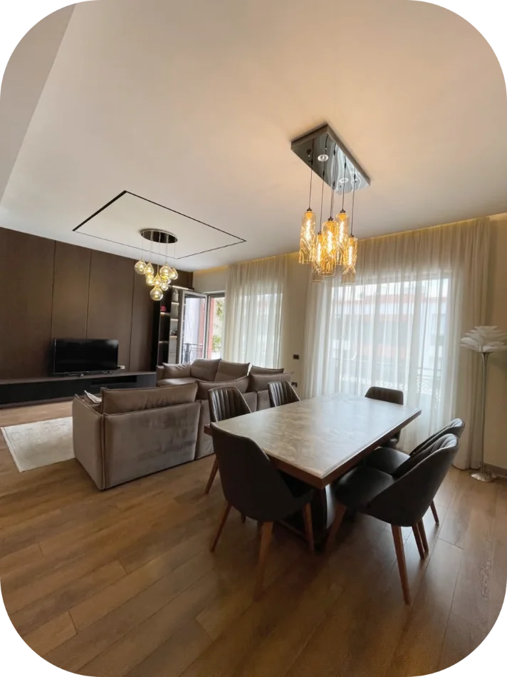 shitet apartament 2+1+Ballkon , 140 m² (Kompleksi Delijorgji, Rruga e Kavajës)
