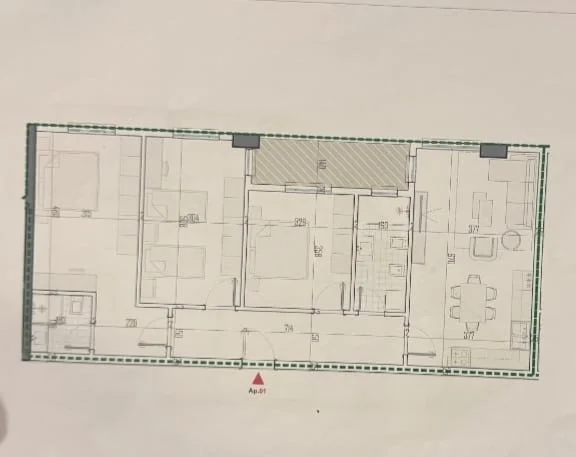 Tirane, shitet apartament 3+1 Kati 2, 127 m² 125.000 € 