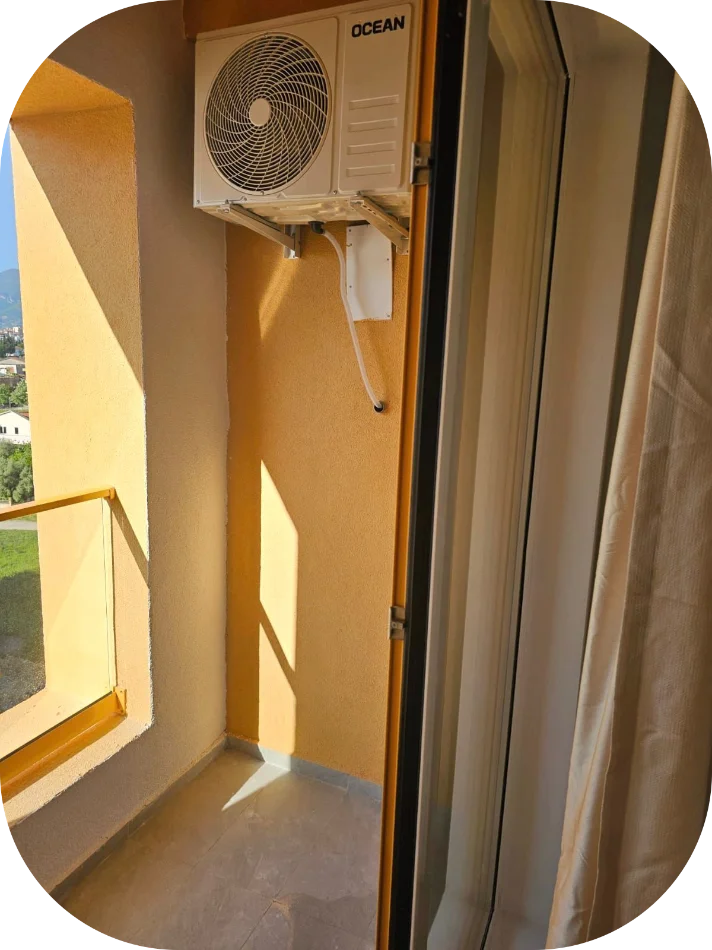 Tirane, jepet me qera apartament 1+1+Ballkon Kati 5, 65 m² 400 € (Ali Demi, Rezidenca Kaimi)