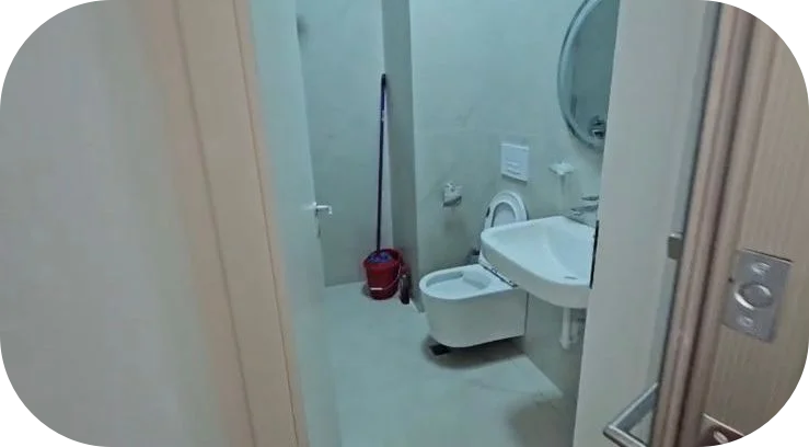 Tirane, jepet me qera apartament 1+1+Ballkon Kati 5, 65 m² 400 € (Ali Demi, Rezidenca Kaimi)