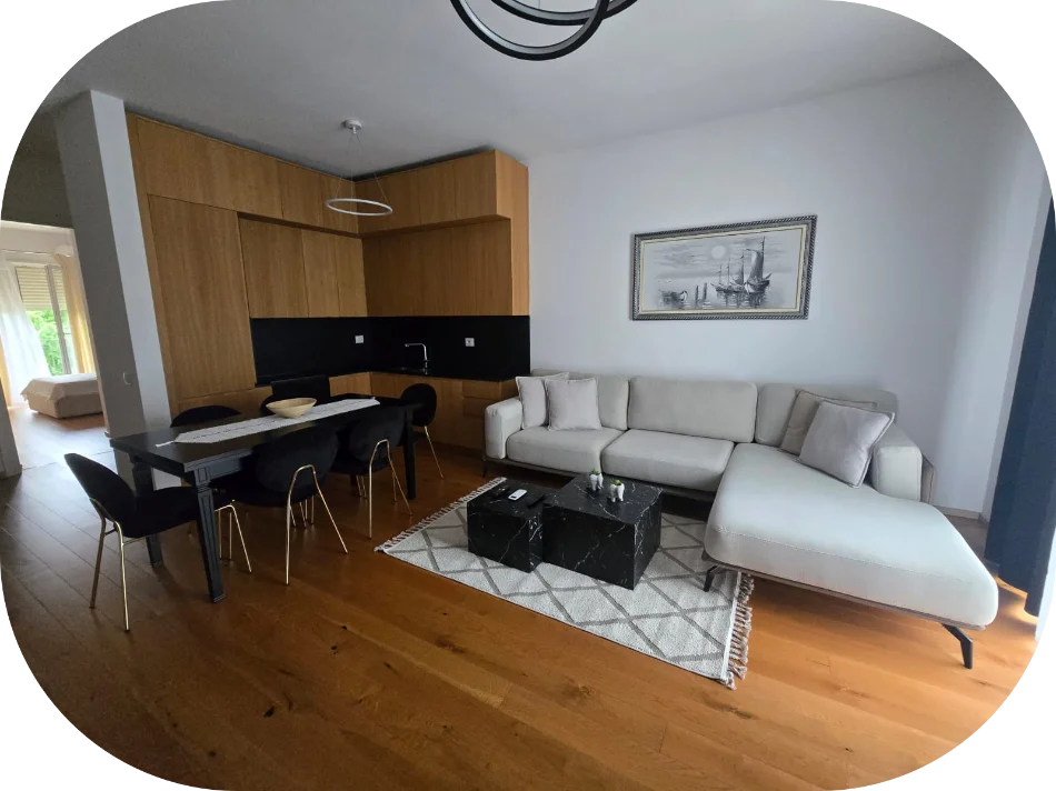 Tirane, jepet me qera apartament 2+1+Ballkon Kati 0, 140 m² 1.200 € (Secret Garden Residence , TEG)