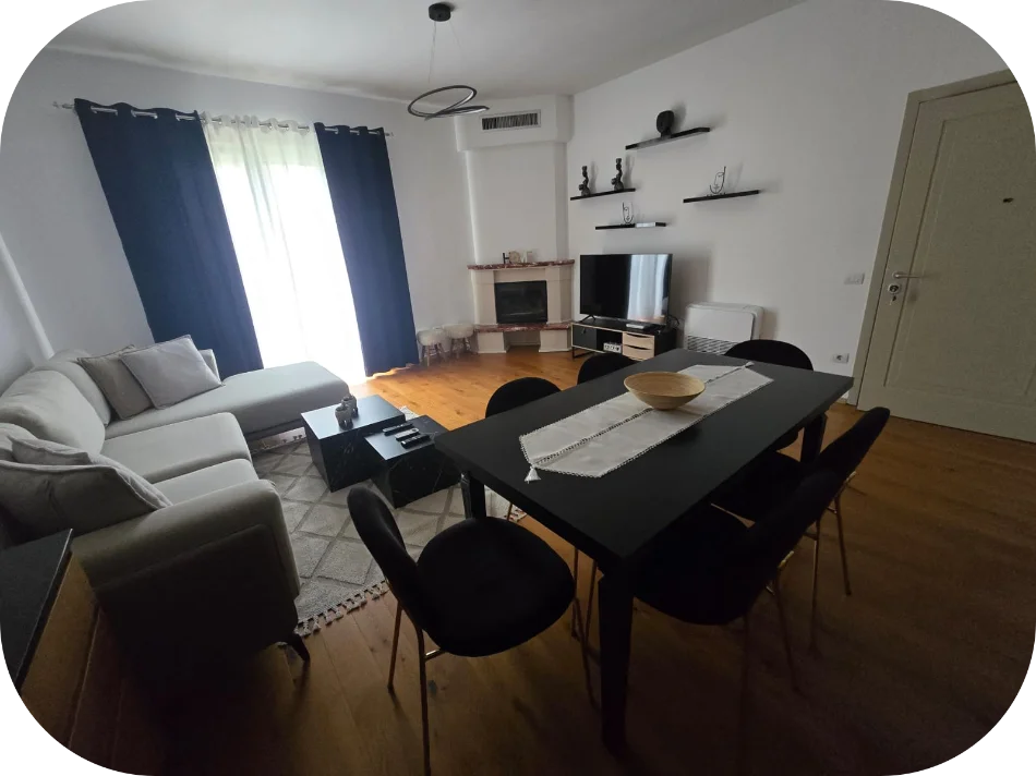 Tirane, jepet me qera apartament 2+1+Ballkon Kati 0, 140 m² 1.200 € (Secret Garden Residence , TEG)