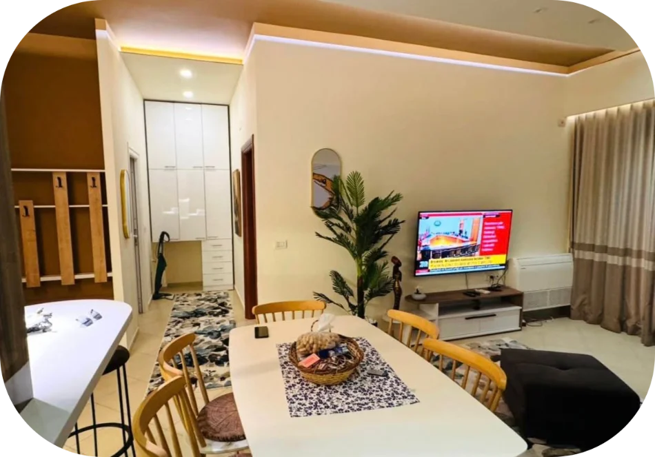 Tirane, jepet me qera apartament 1+1+Ballkon Kati 3, 76 m² 650 € (Rruga Bill Klinton)