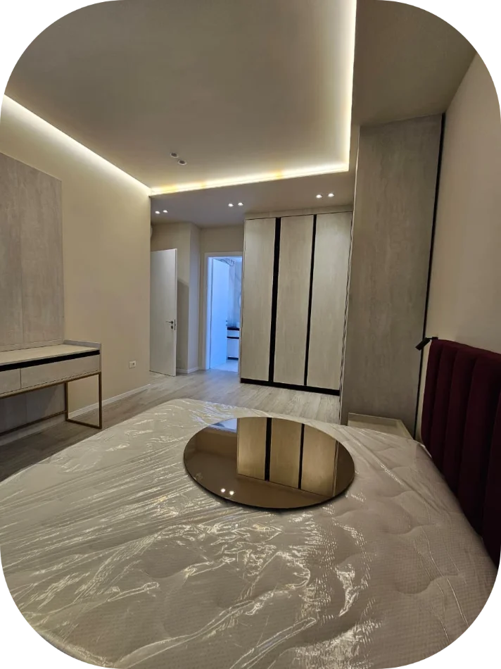 Tirane, jepet me qera apartament 2+1+Ballkon Kati 5, 115 m² 1.600 € (Kompleksi Delijorgji, Tiranë)
