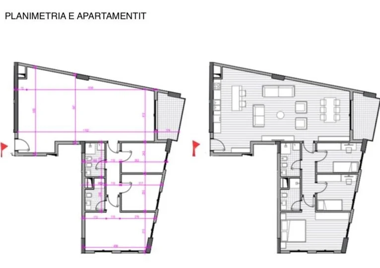 Tirane, shitet apartament 3+1 Kati 5, 154 m² 229.650 € (5 MAJI/ ARB&amp; TRANS)