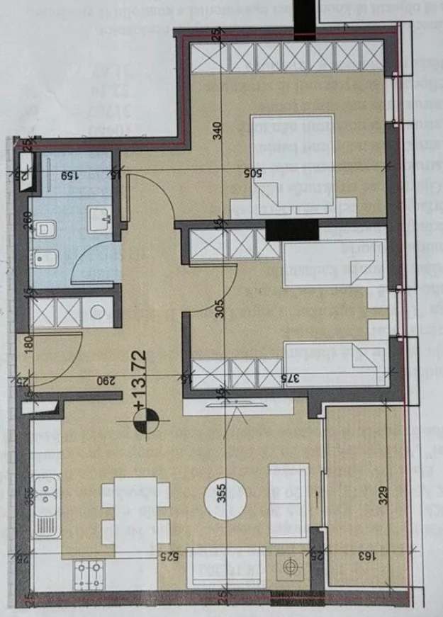 Tirane, shitet apartament 2+1 Kati 4, 84 m² 118.300 € (UNIVERS CITY)