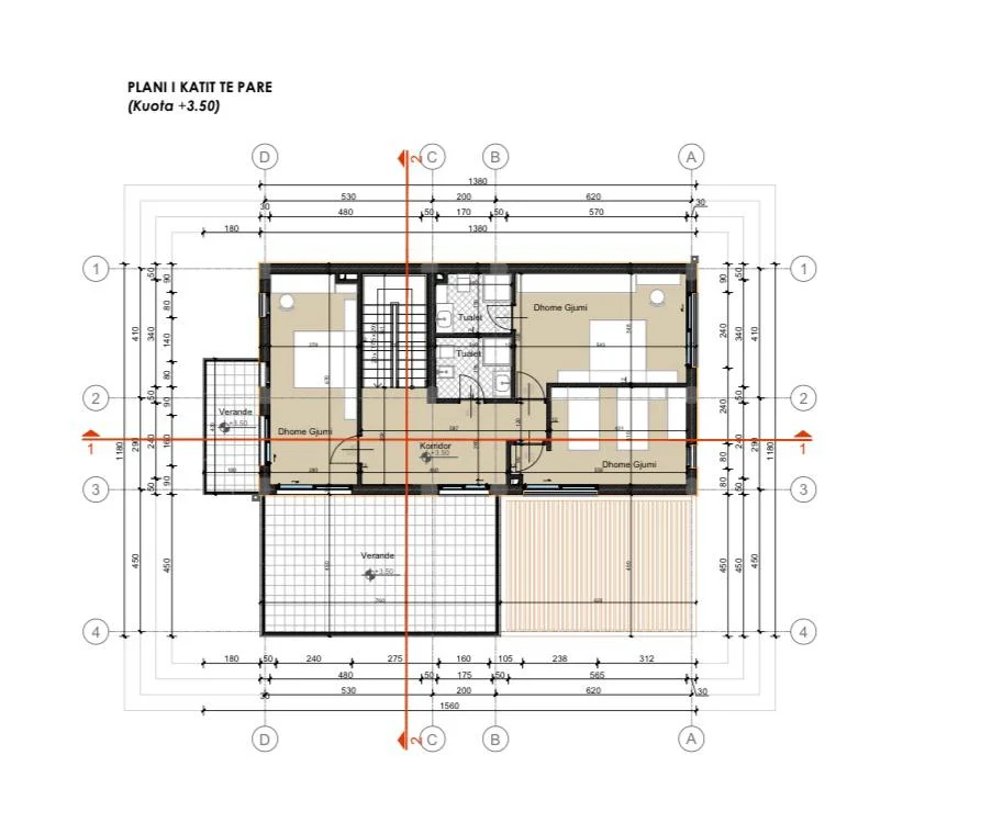 Durres, shitet Vile 4+1 Kati 0, 370 m² 910.000 € (Hamallaj)