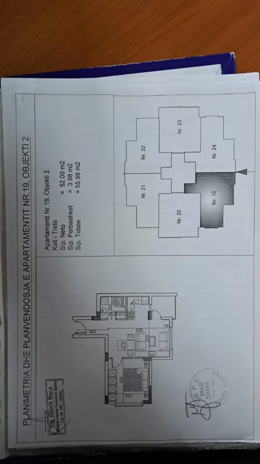 Gjiri Lalezit | Hamallaj, shitet apartament 1+1+Ballkon Kati 3, 56 m² 105.000 € (FishLand)