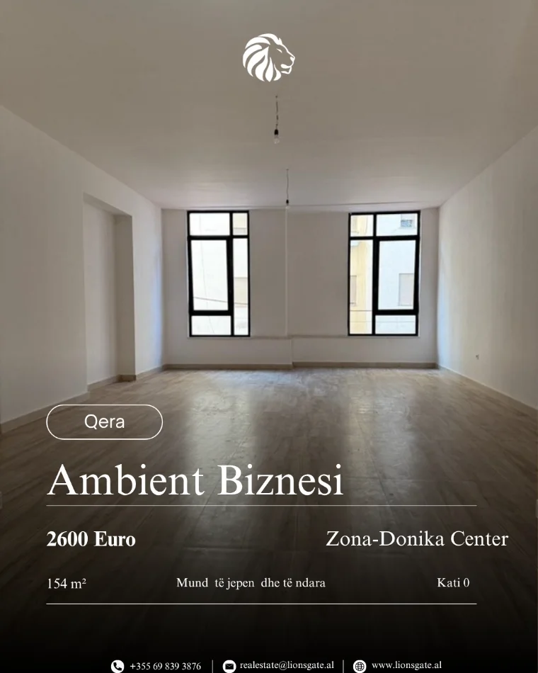 Tirane, jap me qera ambjent biznesi , 154 m² 2.600 € 