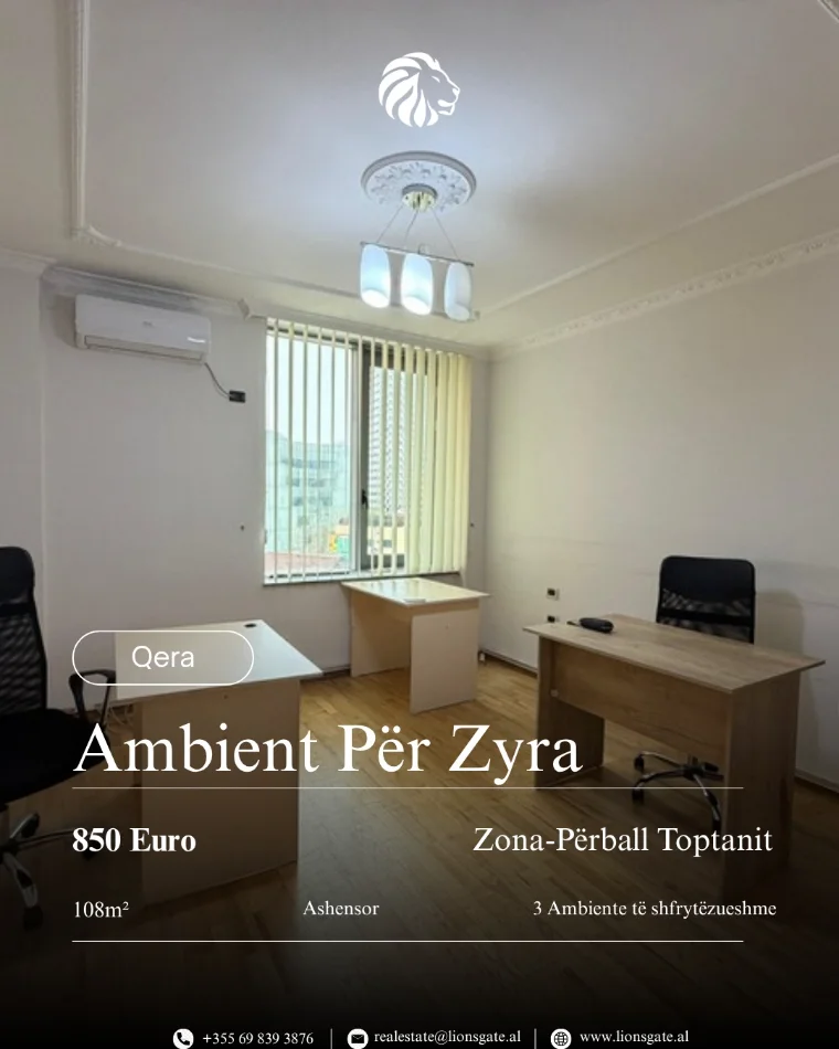 Tirane, jap me qera 2+1+Aneks , 108 m² 850 € 