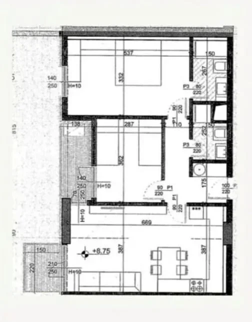 Tirane, shitet apartament 2+1+Ballkon Kati 2, 108 m² 151.200 € (Mei's Garden Residence)