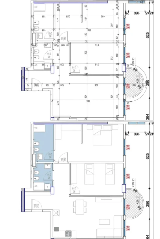 Tirane, shitet apartament 1+1 Kati 8, 120 m² 286.320 € (ZOGU I ZI)