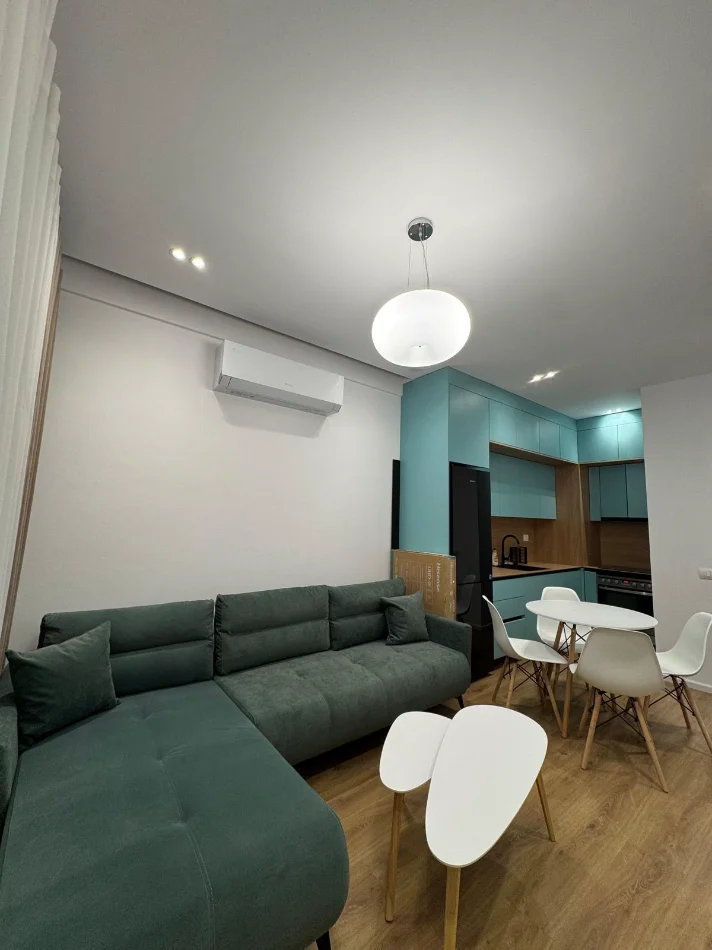 Tirane, jepet me qera apartament 1+1 Kati 4, 60 m² 530 € (REZIDENCA KADIU)