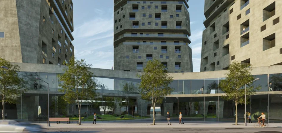 Tirane, shitet apartament 3+1+Ballkon Kati 15, 170 m² 306.414 € (Shqiponja Square Building)