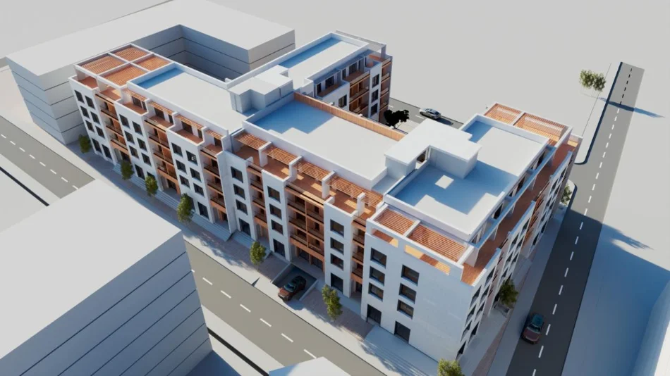 Golem, shitet apartament 1+1+Ballkon Kati 2, 73 m² 