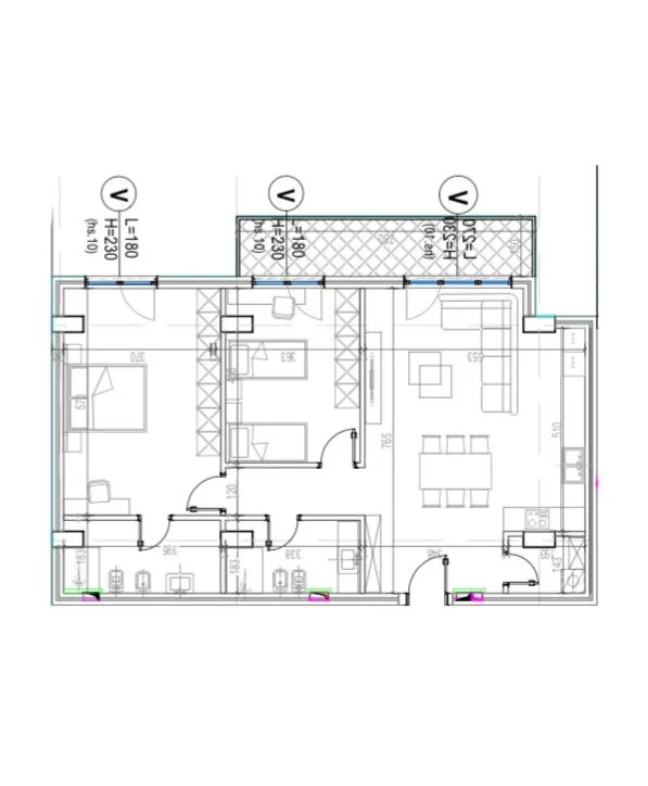Tirane, shitet apartament 2+1+Ballkon , 144 m² 267.000 € (Kodra e Diellit 2)