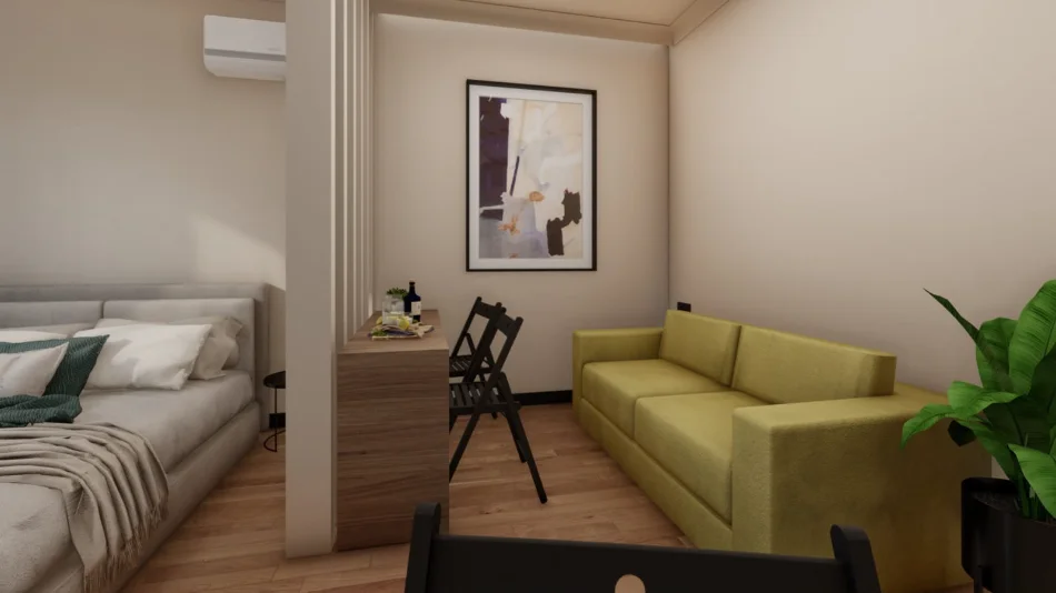 Tirane, shes garsonier Studio Kati 4, 30 m² 110.000 € (Bllok)