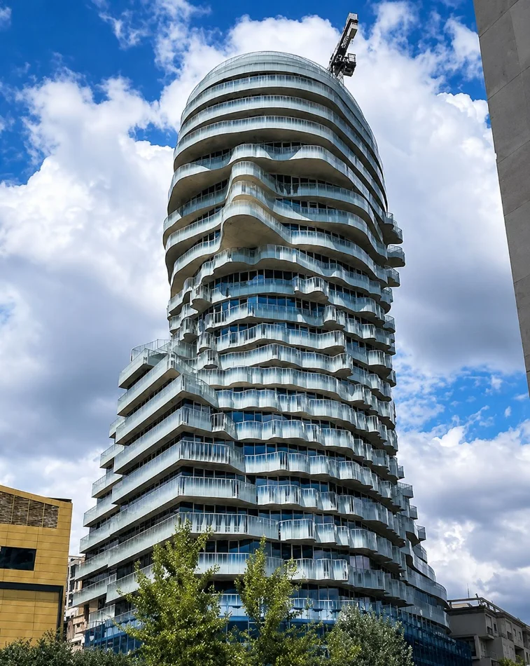 Tirane, shitet apartament 1+1+Ballkon Kati 8, 119 m² 475.840 € (Tiranas Rock)