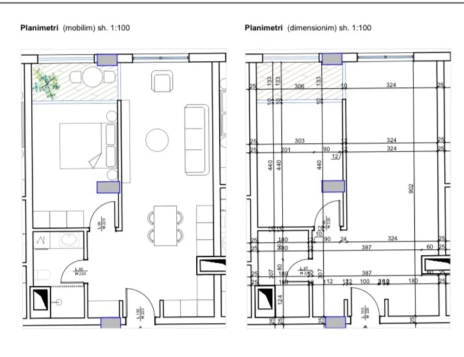 Sarande, shitet apartament 1+1+Ballkon Kati 2, 73 m² 124.950 € (Marina City Park, Sarandë)