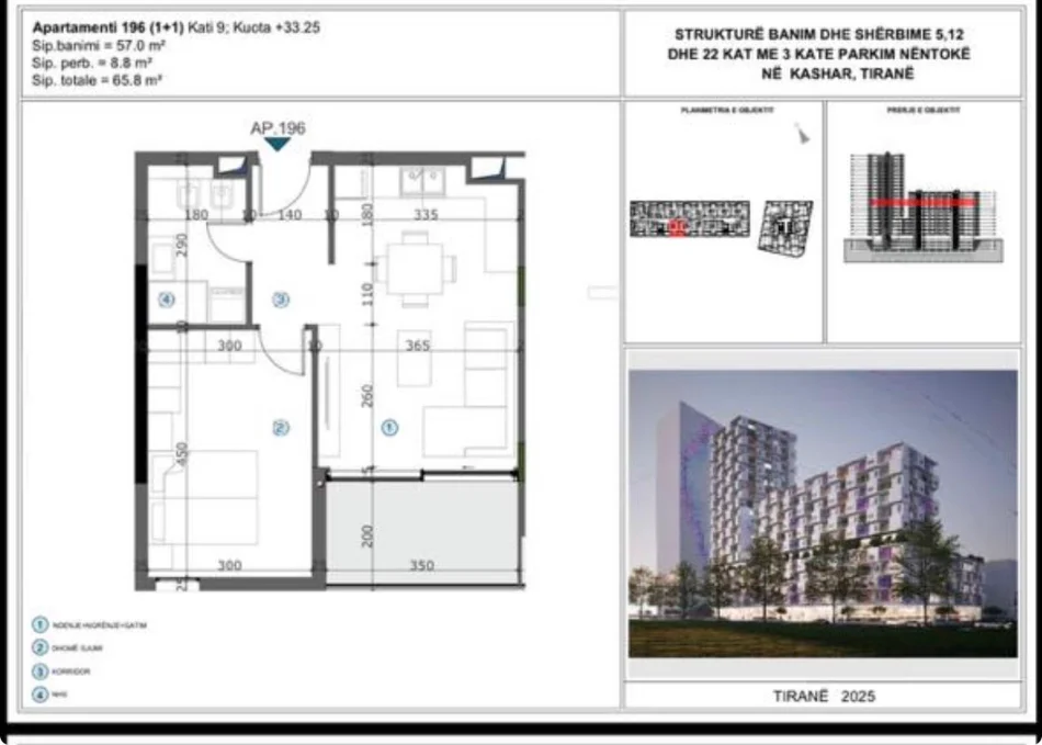 Shiten apartamente te tipologjise 1+1/2+1 📌Astir, mbrapa Casa Italia, MOA Residence- Cmimi 1250 Euro/m2