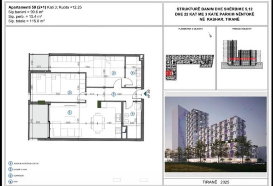 Shiten apartamente te tipologjise 1+1/2+1 📌Astir, mbrapa Casa Italia, MOA Residence- Cmimi 1250 Euro/m2